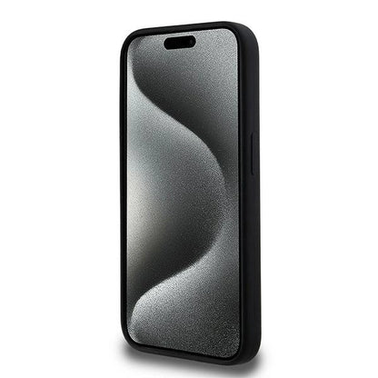 Karl Lagerfeld Silicone Karl&amp;Choupette MagSafe case for iPhone 15 Pro Max - black_4