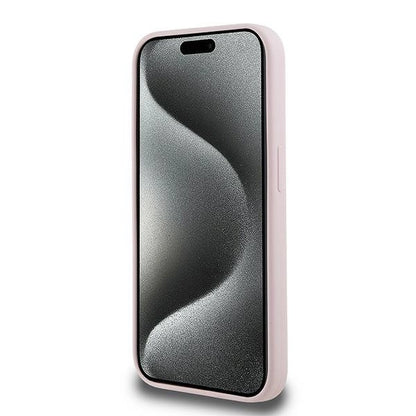 Karl Lagerfeld Silicone Karl&amp;Choupette MagSafe case for iPhone 15 Pro Max - pink_4