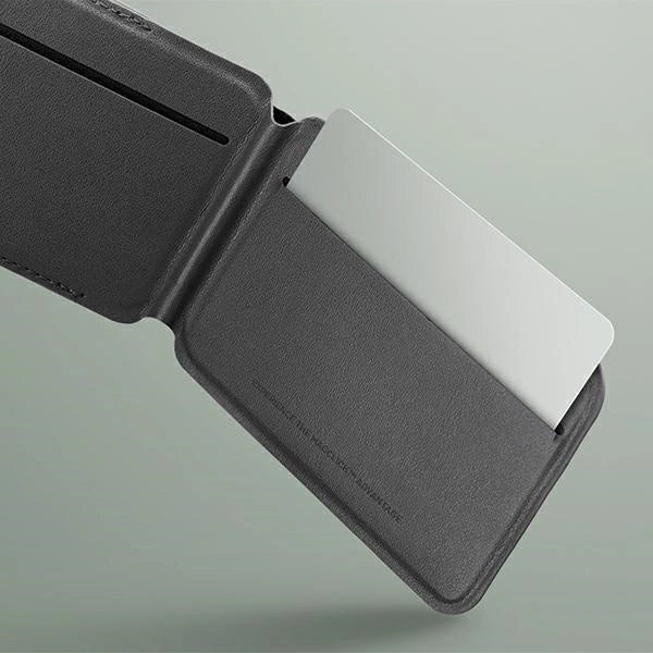 Uniq Lyden DS magnetic RFID wallet with phone stand - beige and green_4