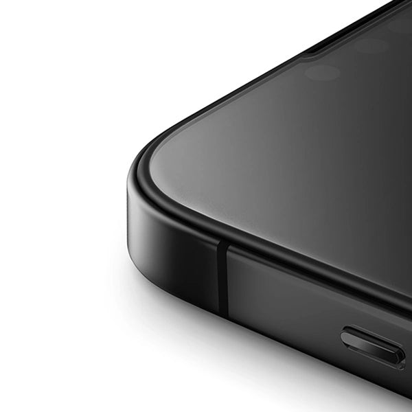 Uniq Optix Matte frosted tempered glass for iPhone 15 / 14 Pro with applicator_2
