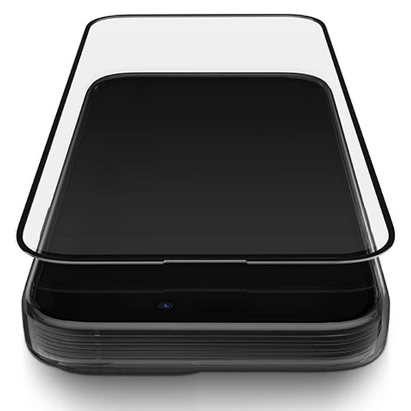 Uniq Optix Matte frosted tempered glass for iPhone 15 / 14 Pro with applicator_3