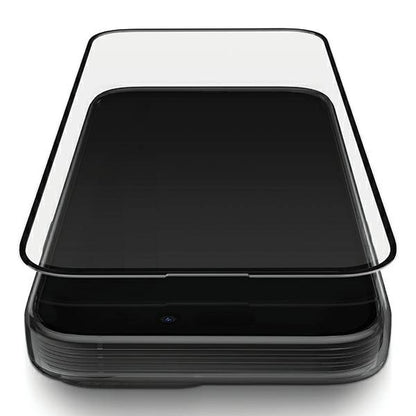 Uniq Optix Matte frosted tempered glass for iPhone 15 Pro with applicator_3