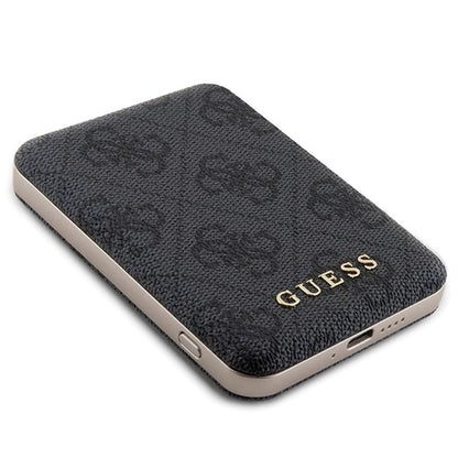 Guess 4G Metal Logo case set for iPhone 11 + 5000mAh MagSafe power bank - black_9