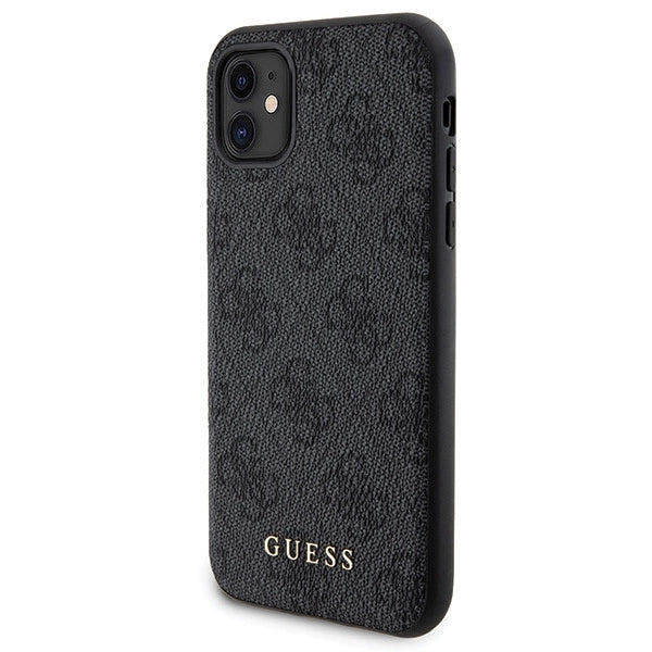 Guess 4G Metal Logo case set for iPhone 11 + 5000mAh MagSafe power bank - black_1