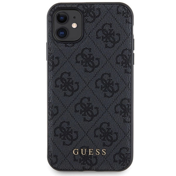Guess 4G Metal Logo case set for iPhone 11 + 5000mAh MagSafe power bank - black_2