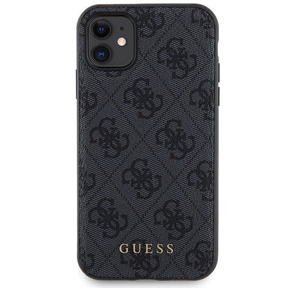 Guess 4G Metal Logo case set for iPhone 11 + 5000mAh MagSafe power bank - black_2