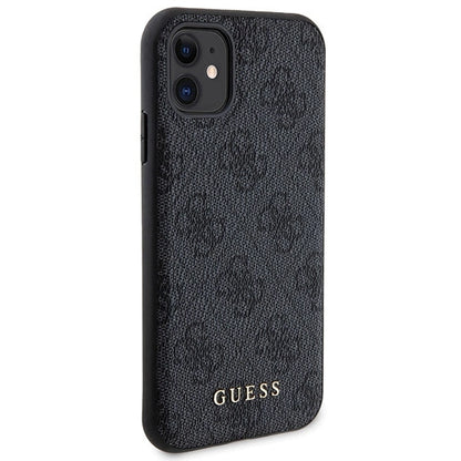 Guess 4G Metal Logo case set for iPhone 11 + 5000mAh MagSafe power bank - black_3