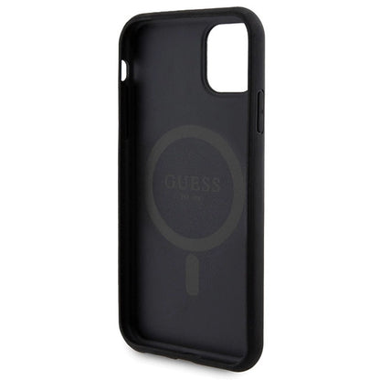Guess 4G Metal Logo case set for iPhone 11 + 5000mAh MagSafe power bank - black_6