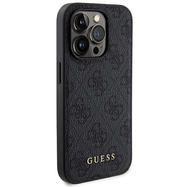 Guess 4G Metal Logo case set for iPhone 14 Pro + 5000mAh MagSafe power bank - black_3