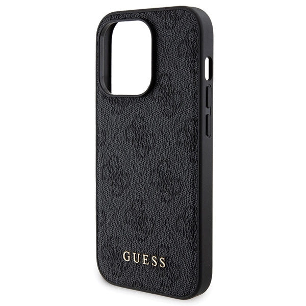 Guess 4G Metal Logo case set for iPhone 14 Pro + 5000mAh MagSafe power bank - black_5