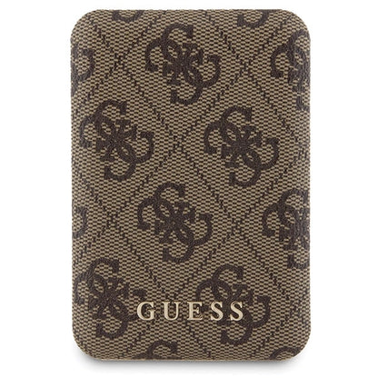 Guess 4G Metal Logo case set for iPhone 15 Pro + 5000mAh MagSafe power bank - brown_7