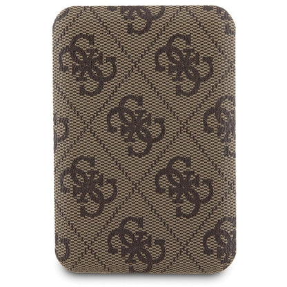 Guess 4G Metal Logo case set for iPhone 15 + 5000mAh MagSafe power bank - brown_8