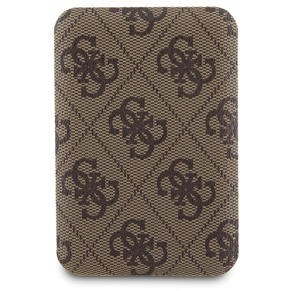 Guess 4G Metal Logo case set for iPhone 15 Pro Max + 5000mAh MagSafe power bank - brown_8