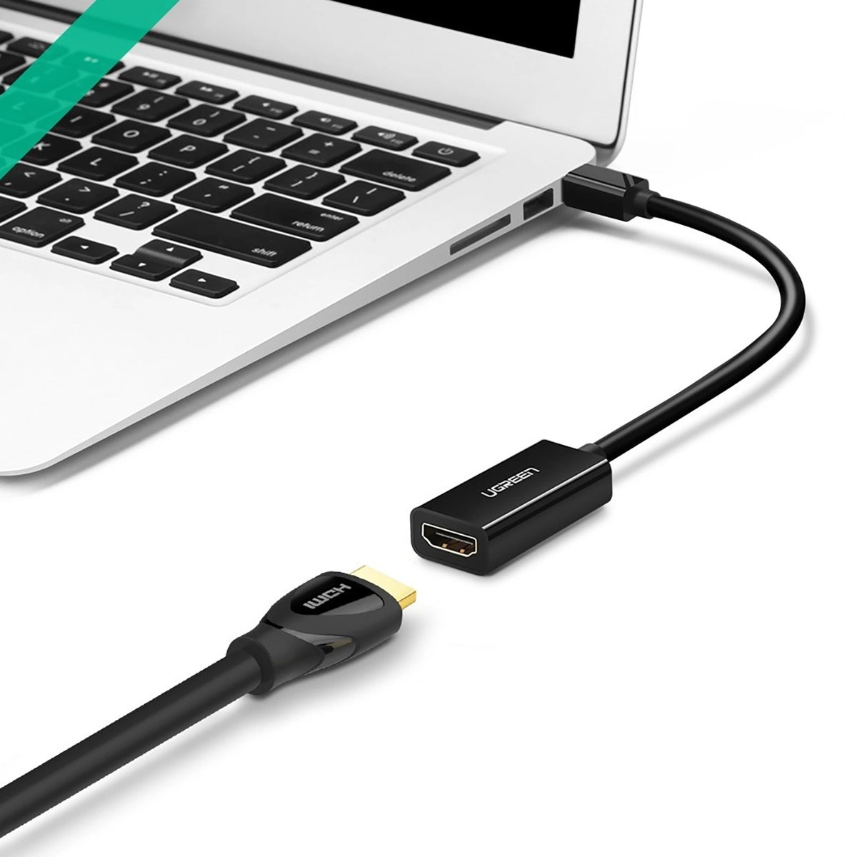 Ugreen MD112 10461 mini DisplayPort (male) / HDMI (female) FHD 1080p adapter - black_1