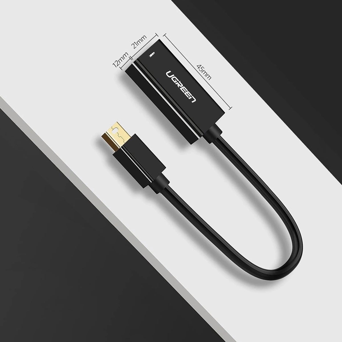 Ugreen MD112 10461 mini DisplayPort (male) / HDMI (female) FHD 1080p adapter - black_8