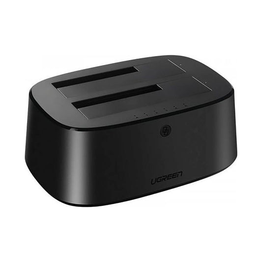 Ugreen CM198 50857 docking station with USB 3.0 for SATA 2.5&quot; 3.5&quot; SSD HHD drives, EU power supply - black_0