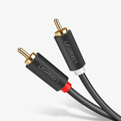 Ugreen AV104 10519 audio cable 2RCA (male) / 2RCA (male) 3m - gray_16