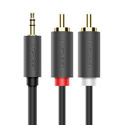 Ugreen AV102 10512 cable 3.5 mm mini jack (male) / 2RCA (male) 3m - gray_1