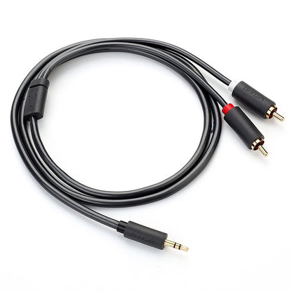 Ugreen AV102 10512 cable 3.5 mm mini jack (male) / 2RCA (male) 3m - gray_3