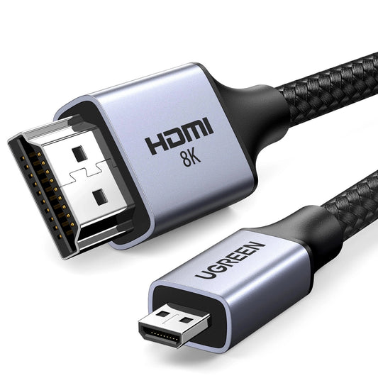 Ugreen HD164 15516 micro HDMI / HDMI 2.1 8K cable 1m - gray_0