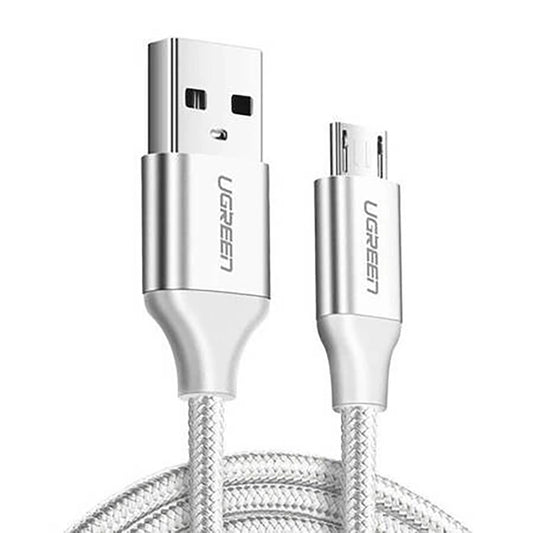Ugreen US290 60152 USB-A / micro USB 2.4A 1.5m Cable - White_0
