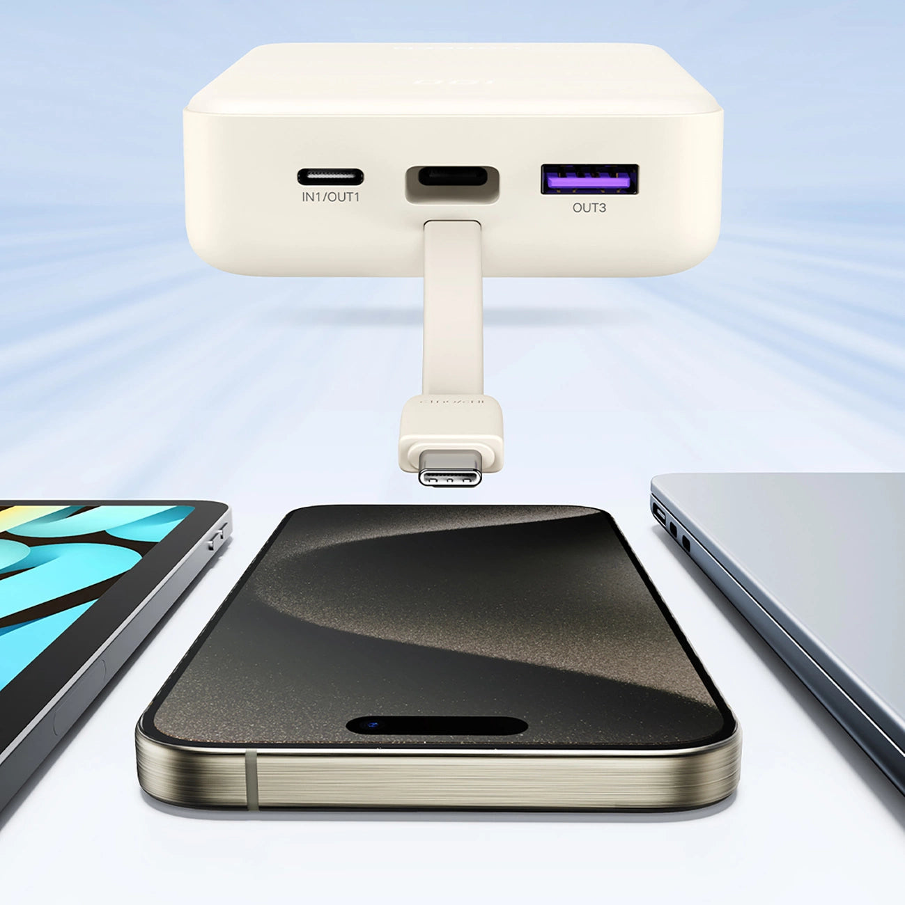 UGREEN 20000mAh Power Bank with Built-in Cable white_14