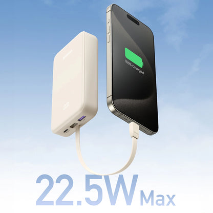 UGREEN 20000mAh Power Bank with Built-in Cable white_7