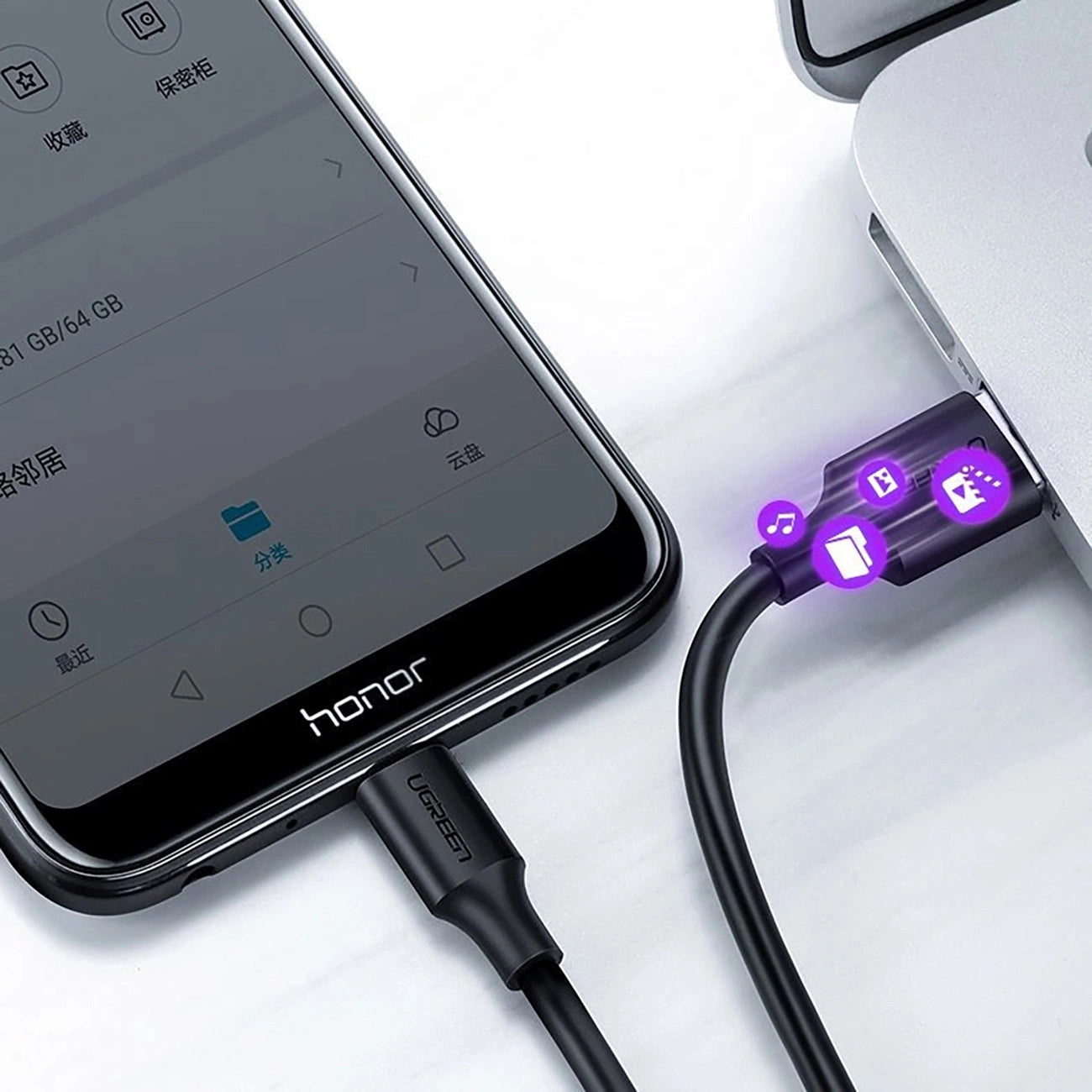 Ugreen US289 60135 micro USB / USB-A cable 0.5m - black_14