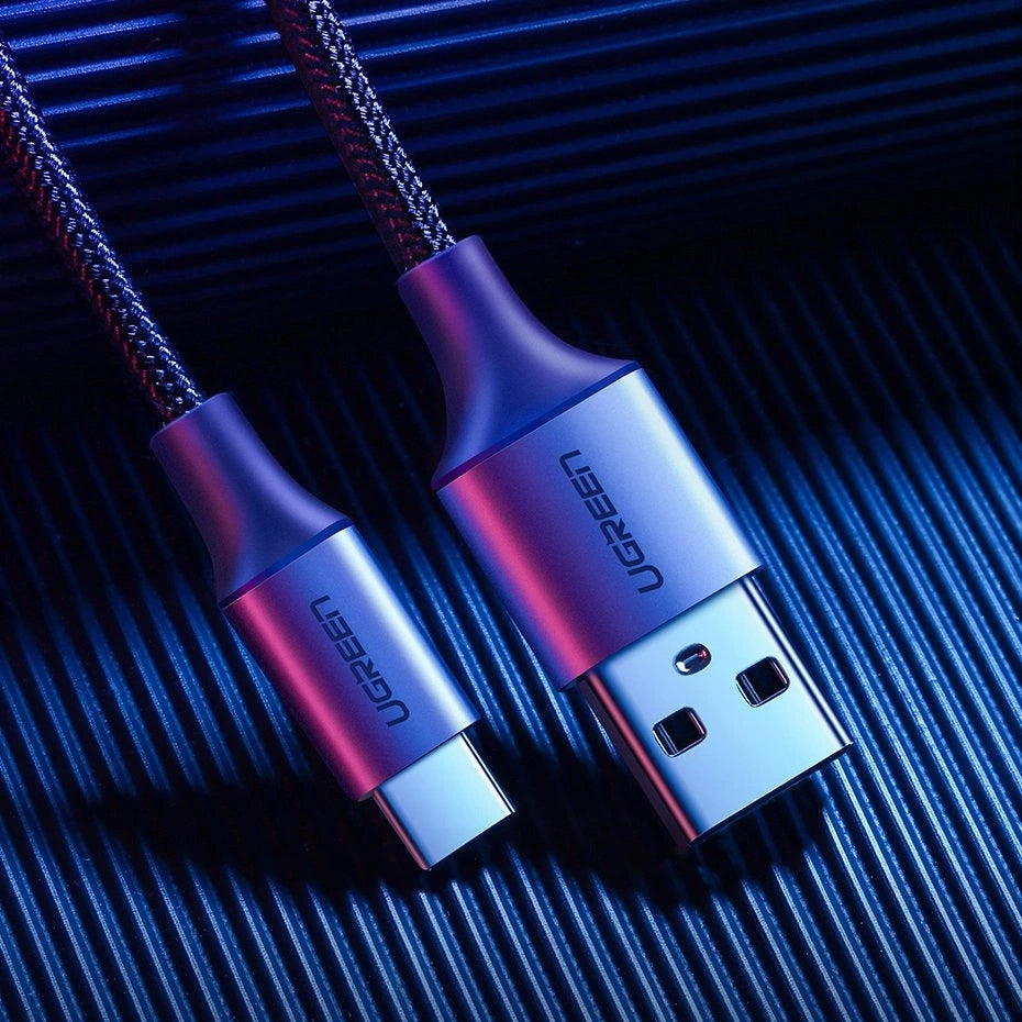 Ugreen US288 60127 USB-A / USB-C QC 3.0 3A Cable 1.5m - Gray_1