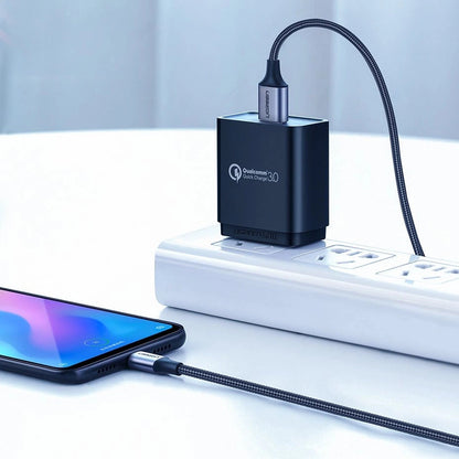 Ugreen US288 60127 USB-A / USB-C QC 3.0 3A Cable 1.5m - Gray_2