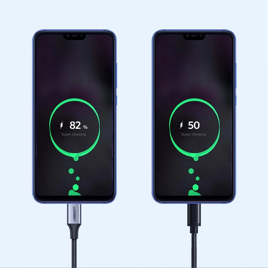 Ugreen US288 60127 USB-A / USB-C QC 3.0 3A Cable 1.5m - Gray_3