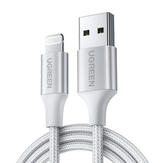 Ugreen US199 60163 USB-A / Lightning MFi cable 2m - silver_0