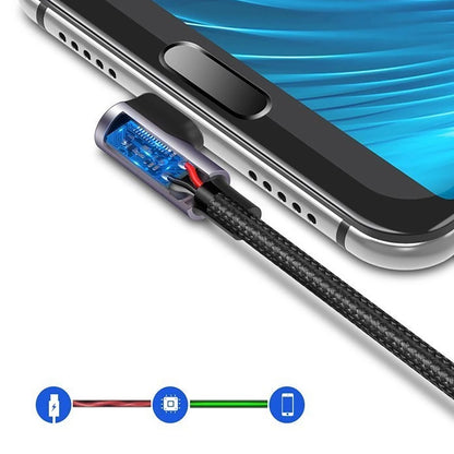 Ugreen US284 70255 USB-A (straight) / USB-C (angled) 3A Cable 3m - Gray_7