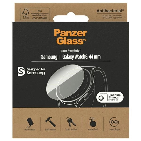 Antibacterial PanzerGlass Screen Protector for Samsung Galaxy Watch 6 44 mm_3
