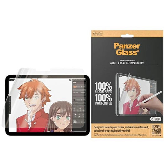 Antibacterial PanzerGlass GraphicPaper foil with a glare filter for iPad Air 13" 2024 / iPad 10.9"_0