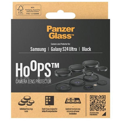 PanzerGlass Hoops Camera Protection for Samsung Galaxy S24 Ultra - with Black Frame_4