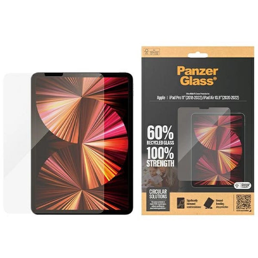 PanzerGlass Ultra-Wide Fit antibacterial tempered glass for iPad Pro 11" 2018-2022 / Air 10.9" 2020-2022_0