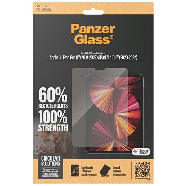 PanzerGlass Ultra-Wide Fit antibacterial tempered glass for iPad Pro 11" 2018-2022 / Air 10.9" 2020-2022_3