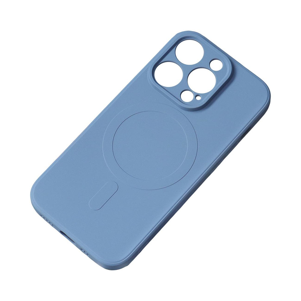 MagSafe compatible silicone case for iPhone 15 Pro Silicone Case - navy blue - OUTLET_0