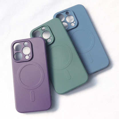 MagSafe compatible silicone case for iPhone 15 Pro Silicone Case - navy blue - OUTLET_2