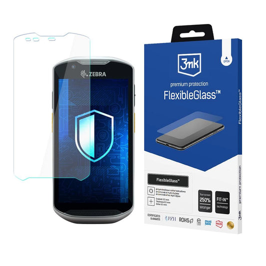 Hybrid glass 3mk FlexibleGlass™ on Zebra TC57_0