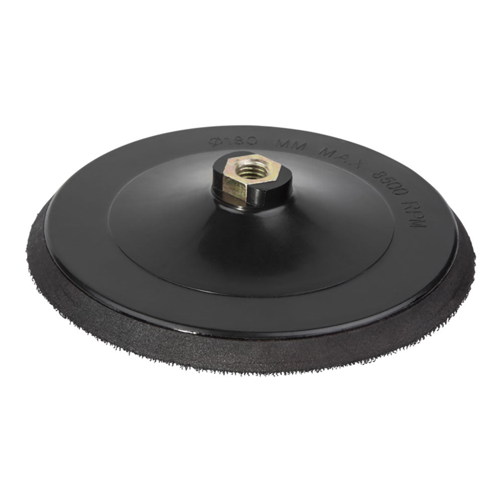Placa abrasiva autoadesiva para retificadora m14, Ã¸180 mm_0