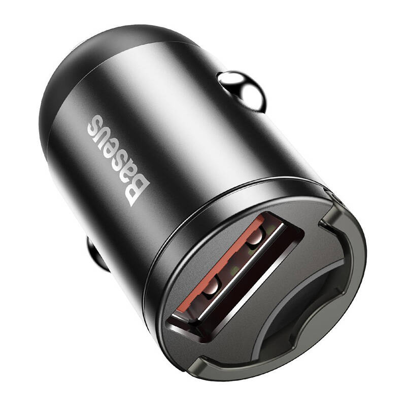 Baseus Tiny Star Mini Quick Charge Car Charger USB Port 30W Grey_7
