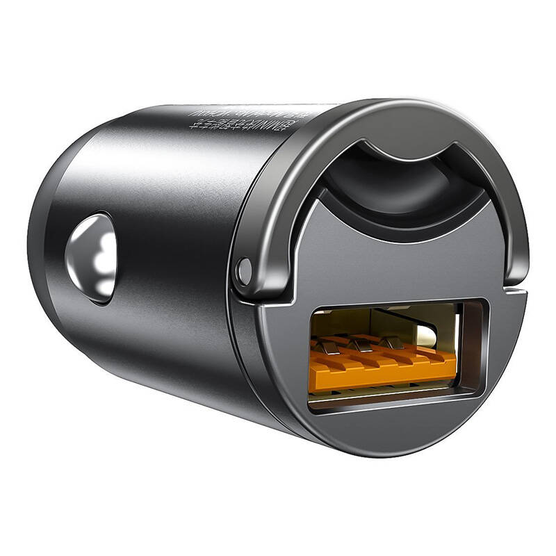 Baseus Tiny Star Mini Quick Charge Car Charger USB Port 30W Grey_11