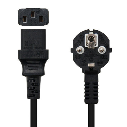 Nanocable 10.22.0105 cable de transmisiÃ³n Negro 5 m C13 acoplador CEE7/7_1