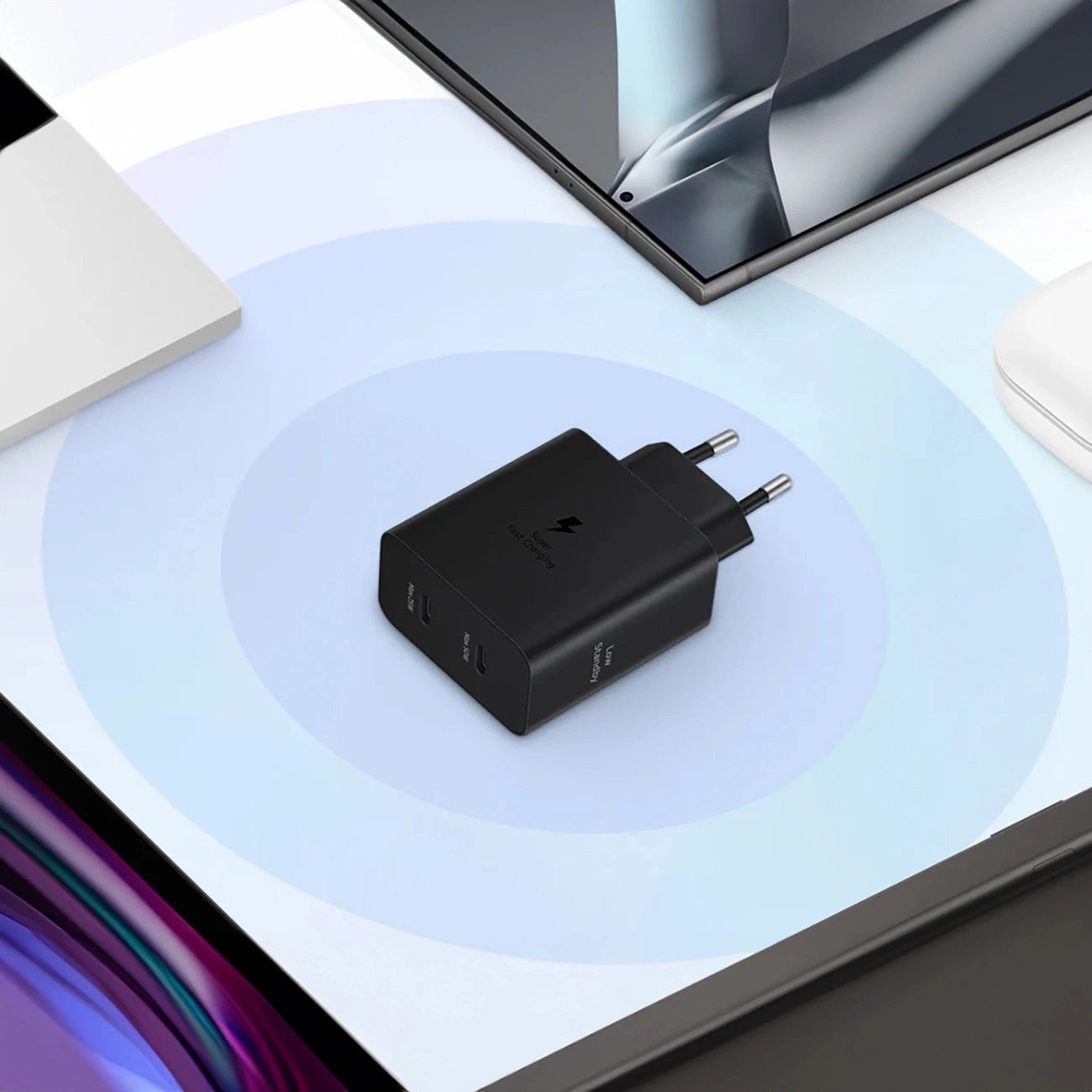 Samsung Quick Charge Adapter Duo 50 Watt w. Data Cable EP-T5020X_5