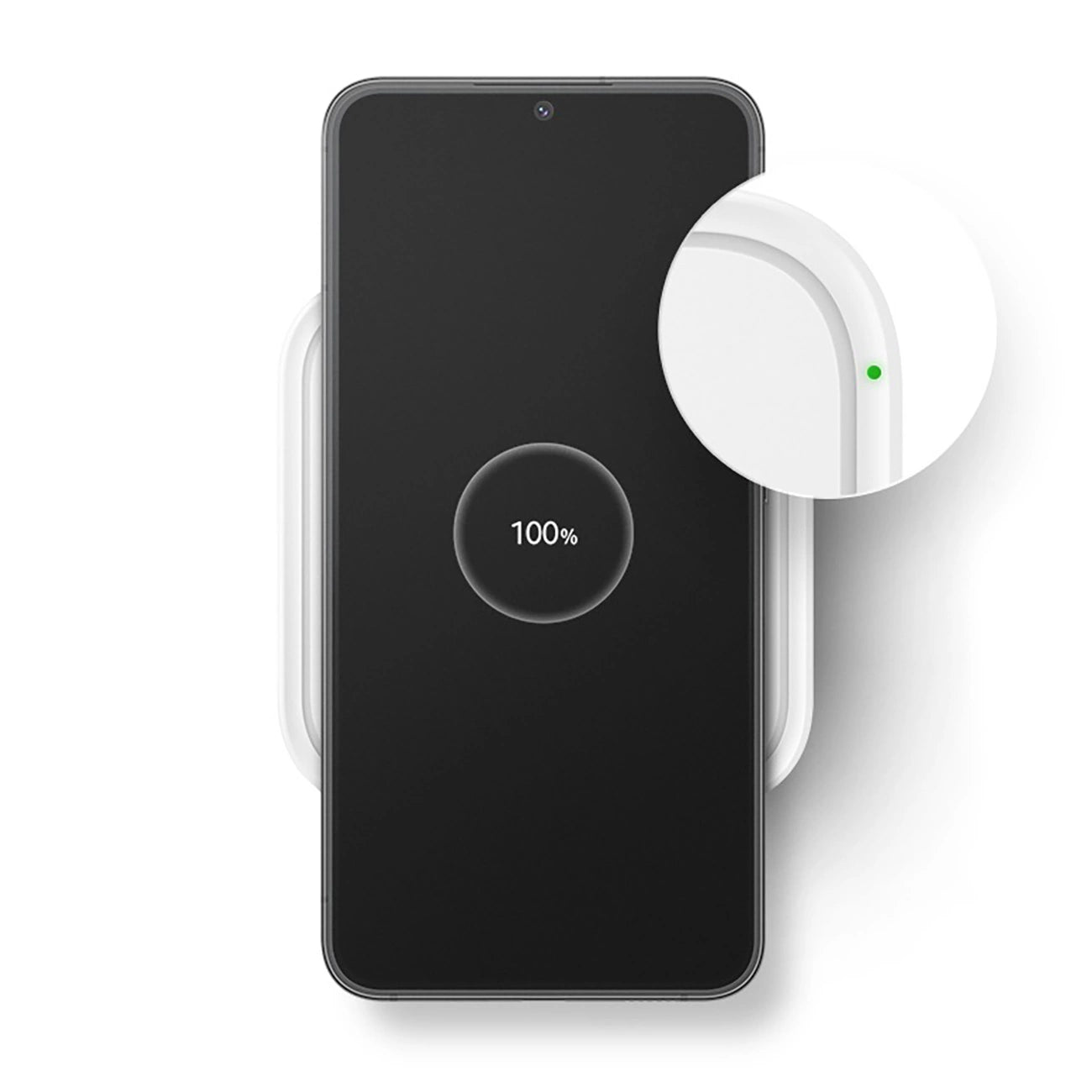 Samsung Wireless Charger Pad EP-P2400TWEGEU 15W inductive charger - white + mains charger_11