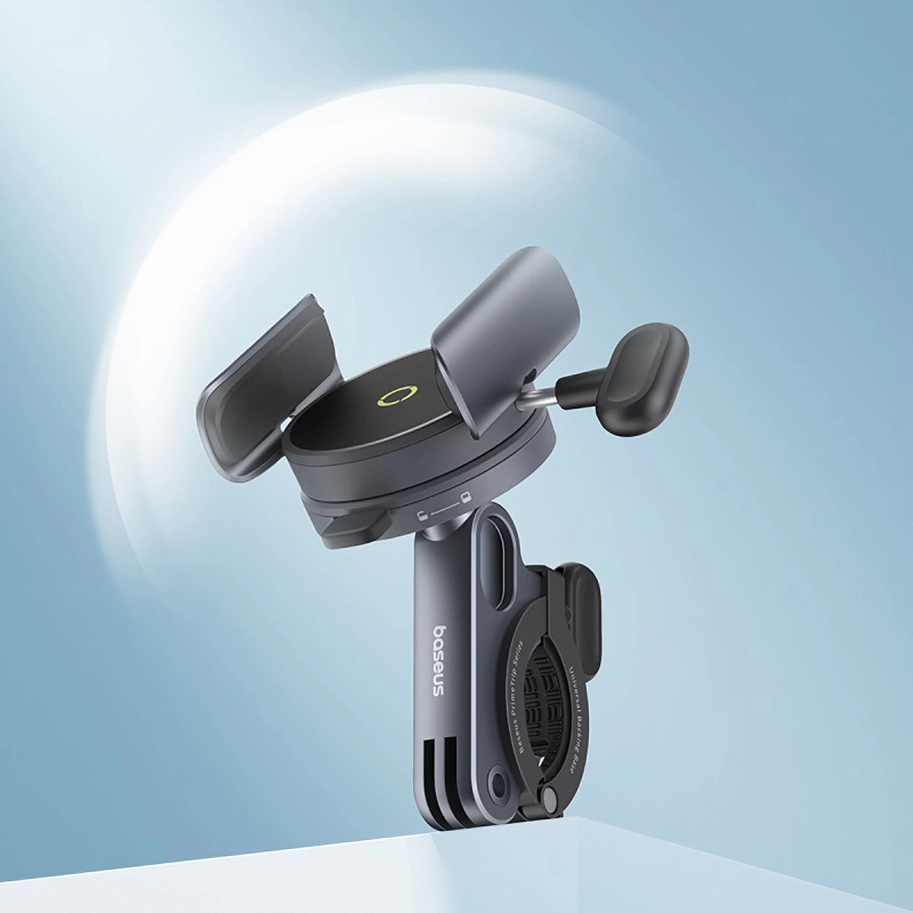Baseus PrimeTrip magnetic phone holder for bicycle / scooter / scooter - black_10