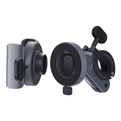 Baseus PrimeTrip magnetic phone holder for bicycle / scooter / scooter - black_5