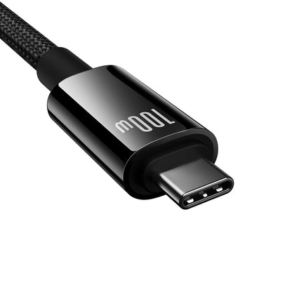 Baseus Tungsten Gold USB-C 3.2 / USB-C 3.2 cable 100W 4K 60Hz 1.5m - black_3